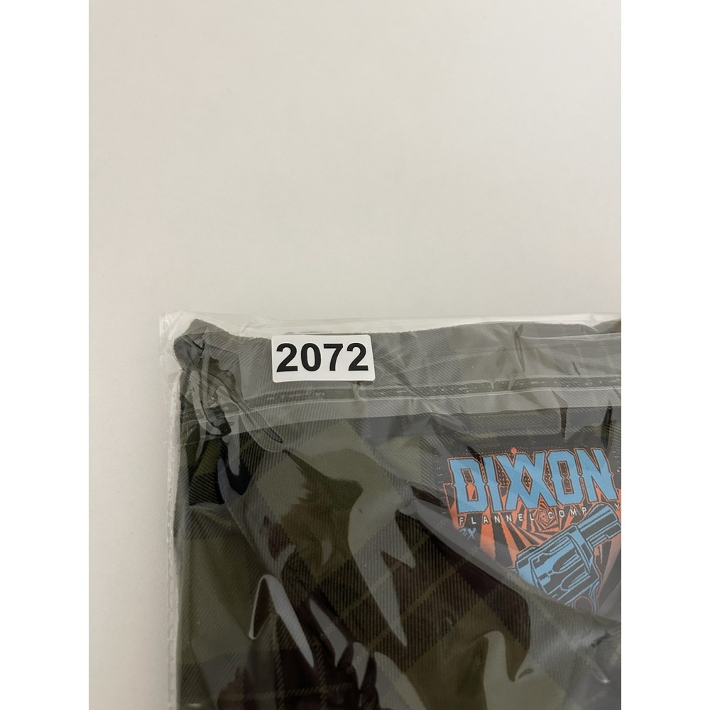 Dixxon Flannel Co 38 Special Green Plaid Flannel Shirt D-Tech 2XL Button-Up - Picture 9 of 9
